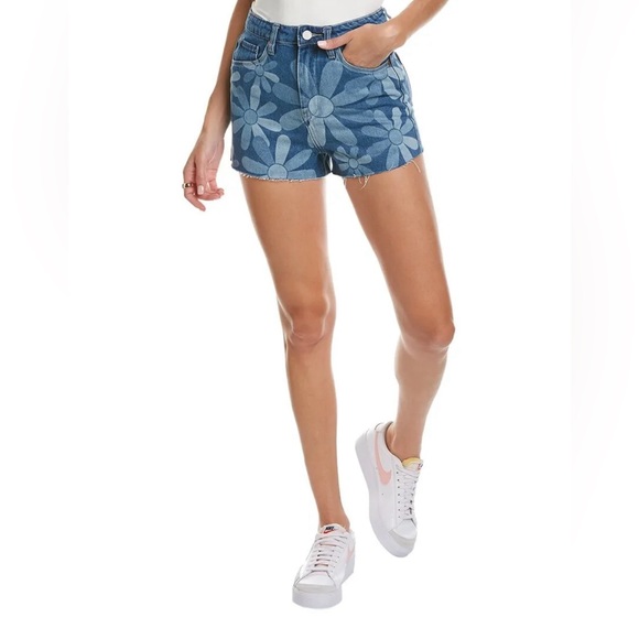 Blank NYC The Reeves Fresh As A Daisy Short Size 25 NWT - Picture 2 of 6
